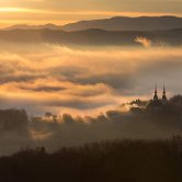 Vesela gora above clouds